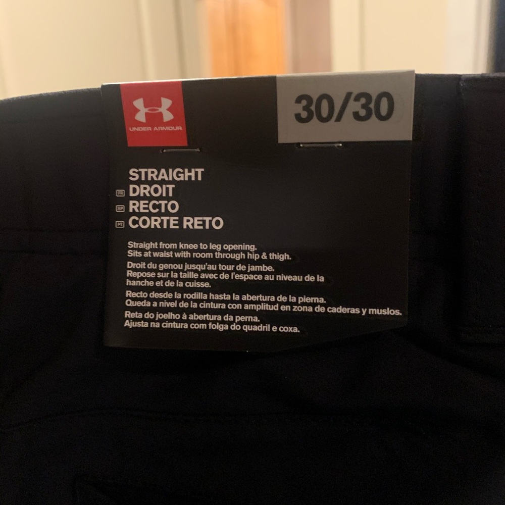Mens under armour dress pants- navy blue